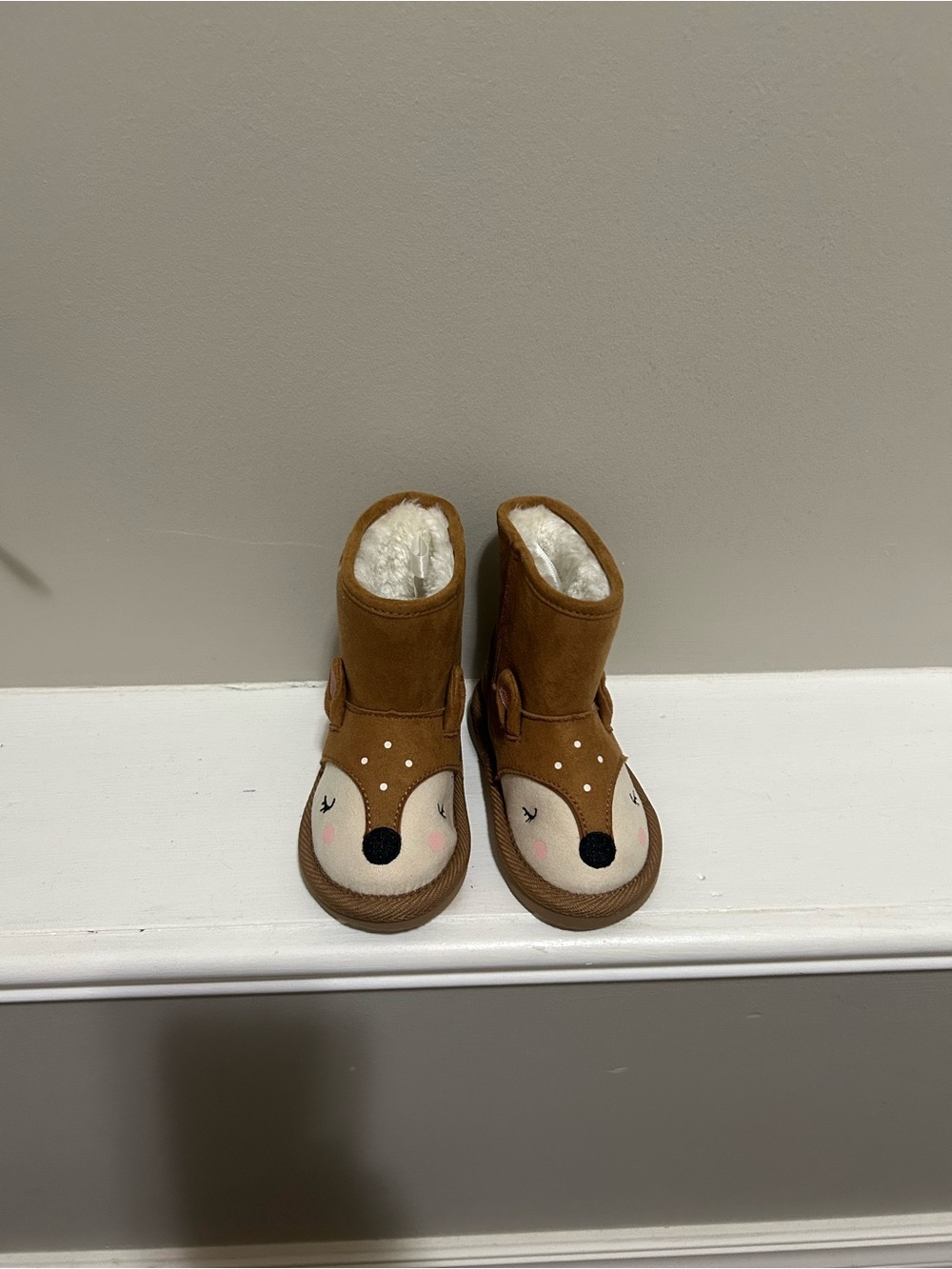 ⚡️2 for $38 Toddler Deer Booties Faux-Suede Winter Boots - Picture 3 of 9